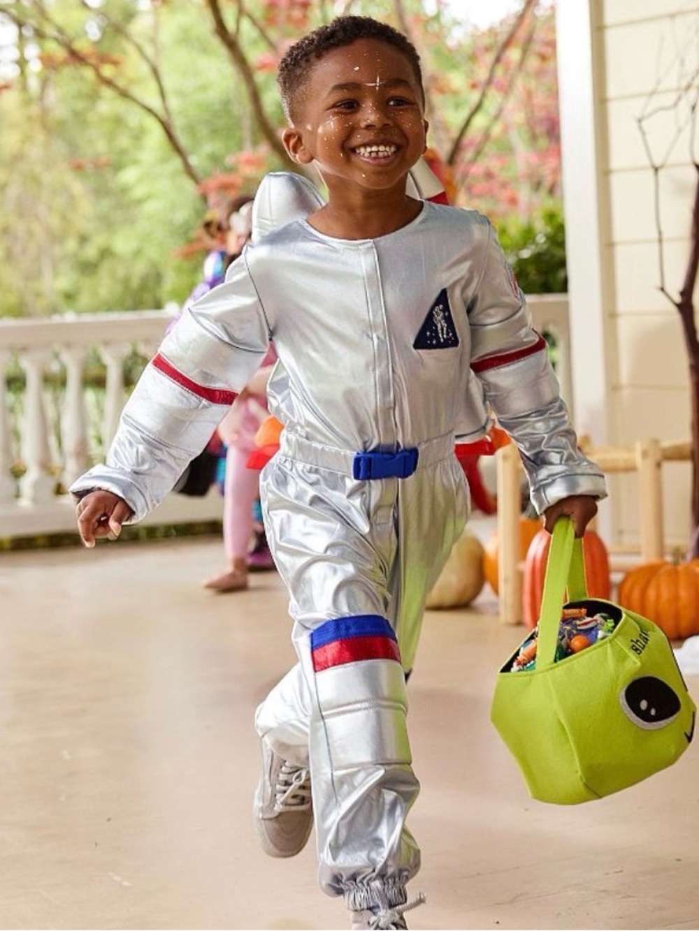 Pottery Barn Kids Light-Up Astronaut Halloween Costume Size 7-8Y